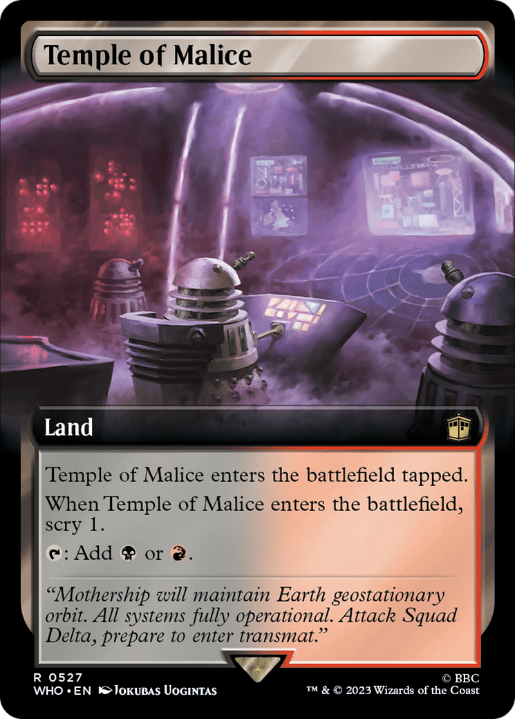 Temple of Malice (Extended Art) [Doctor Who] - Destination Retro