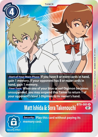 Matt Ishida & Sora Takenouchi [BT9-085] [X Record] - Destination Retro