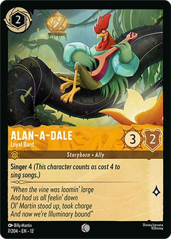 Alan-a-Dale - Loyal Bard (7/204) [Wilds Unknown] - Destination Retro