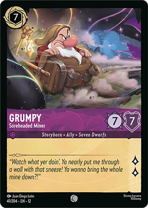Grumpy - Soreheaded Miner (41/204) [Wilds Unknown] - Destination Retro