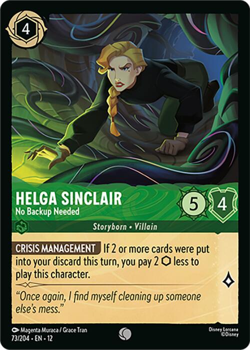 Helga Sinclair - No Backup Needed (73/204) [Wilds Unknown] - Destination Retro