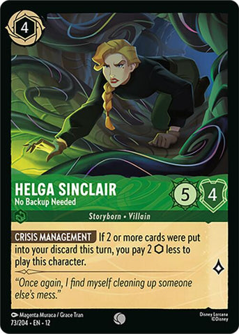 Helga Sinclair - No Backup Needed (73/204) [Wilds Unknown] - Destination Retro