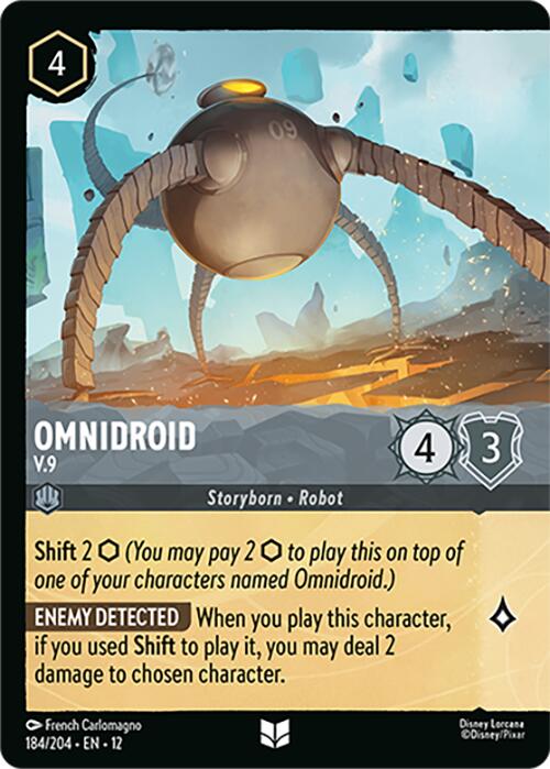 Omnidroid - V.9 (Foil) (184/204) [Wilds Unknown] - Destination Retro