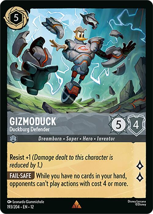 Gizmoduck - Duckburg Defender (193/204) [Wilds Unknown] - Destination Retro