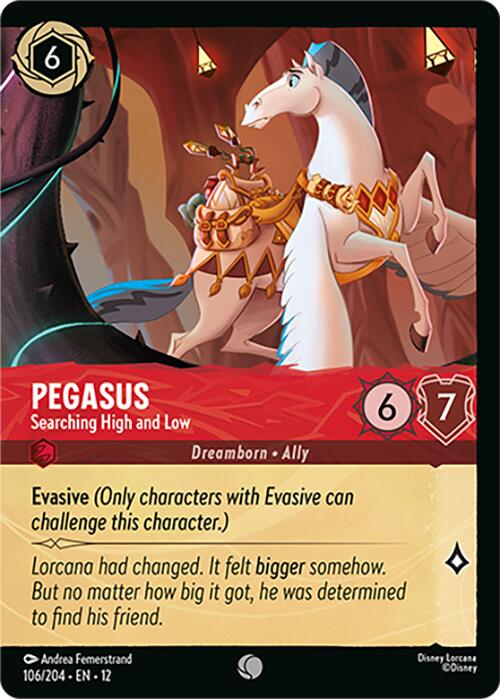 Pegasus - Searching High and Low (Foil) (106/204) [Wilds Unknown] - Destination Retro