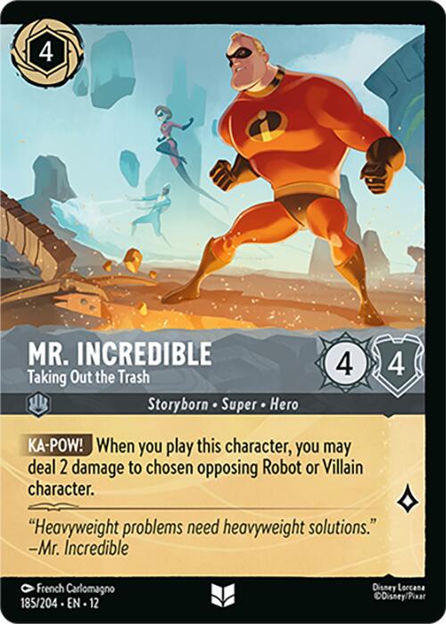 Mr. Incredible - Taking Out the Trash (Foil) (185/204) [Wilds Unknown] - Destination Retro
