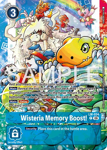 Wisteria Memory Boost! [LM-034] (Alternate Art) [Starter Deck: Beatbreak]