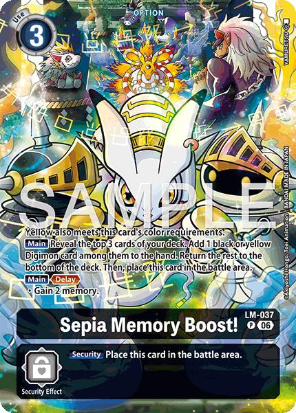 Sepia Memory Boost! [LM-037] (Alternate Art) [Starter Deck: Beatbreak] - Destination Retro