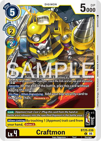 Craftmon [BT25-036] [Dual Revolution] - Destination Retro