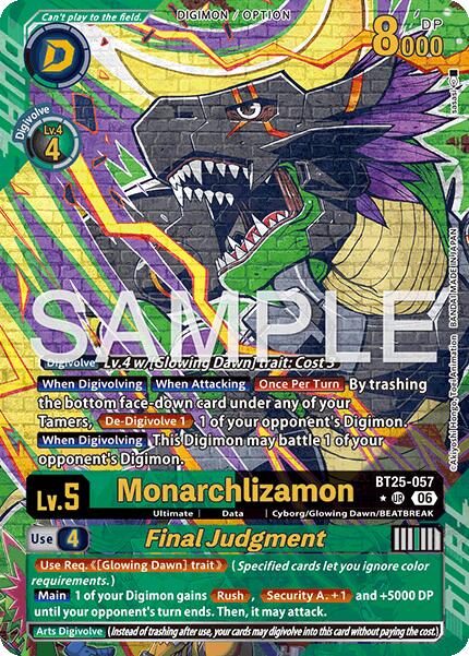 Monarchlizamon // Final Judgement [BT25-057] (Alternate Art) [Dual Revolution] - Destination Retro