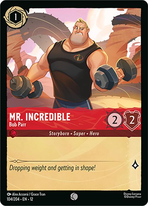 Mr. Incredible - Bob Parr (104/204) [Wilds Unknown] - Destination Retro
