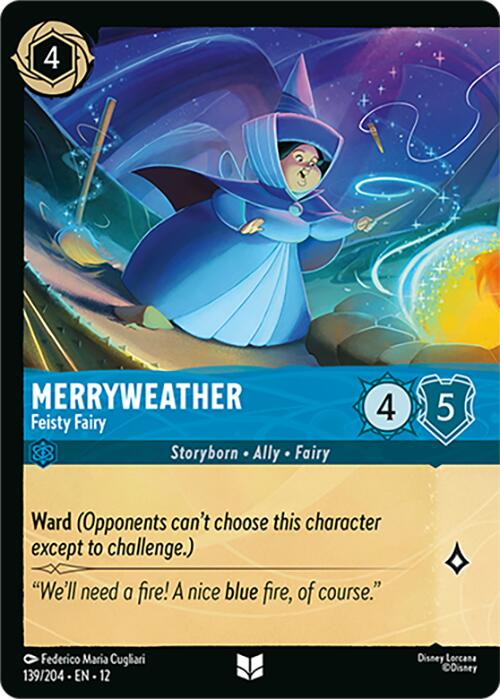 Merryweather - Feisty Fairy (Foil) (139/204) [Wilds Unknown] - Destination Retro