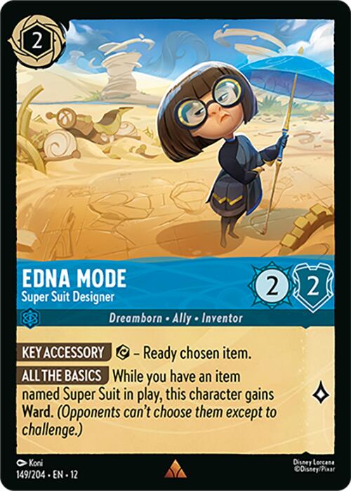 Edna Mode - Super Suit Designer (149/204) [Wilds Unknown] - Destination Retro