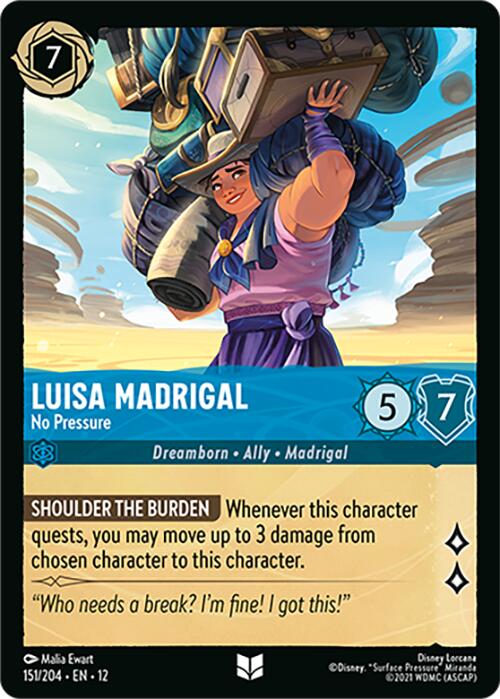 Luisa Madrigal - No Pressure (151/204) [Wilds Unknown] - Destination Retro