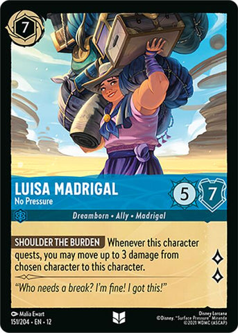Luisa Madrigal - No Pressure (151/204) [Wilds Unknown] - Destination Retro