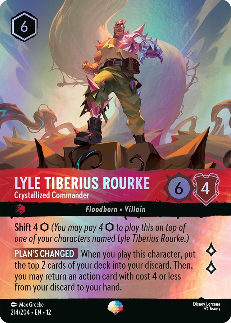 Lyle Tiberius Rourke - Crystallized Commander (Epic) (214/204) [Wilds Unknown] - Destination Retro