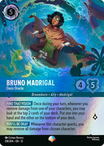 Bruno Madrigal - Oasis Oracle (Epic) (218/204) [Wilds Unknown] - Destination Retro