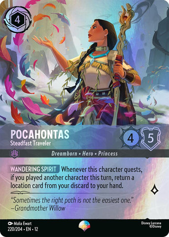 Pocahontas - Steadfast Traveler (Epic) (220/204) [Wilds Unknown] - Destination Retro