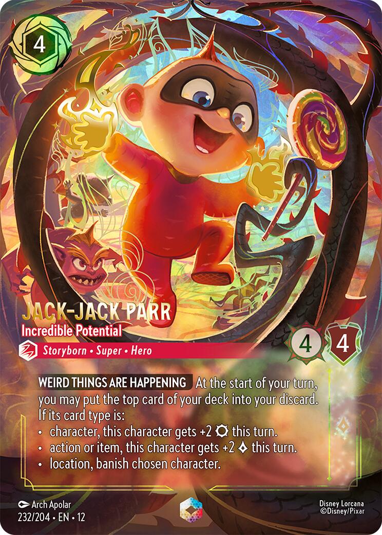 Jack-Jack Parr - Incredible Potential (Enchanted) (232/204) [Wilds Unknown] - Destination Retro
