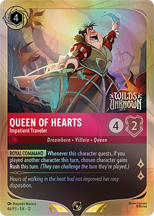 Queen of Hearts - Impatient Traveler (46) [Promo Cards] - Destination Retro