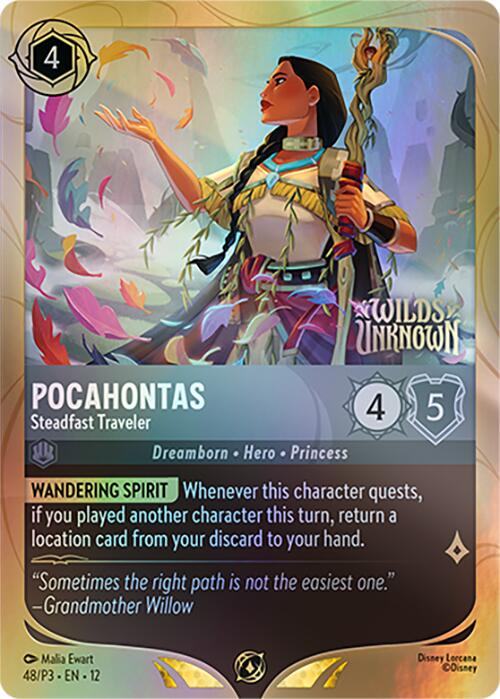 Pocahontas - Steadfast Traveler (48) [Promo Cards] - Destination Retro