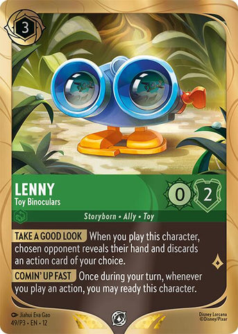 Lenny - Toy Binoculars (49) [Promo Cards] - Destination Retro