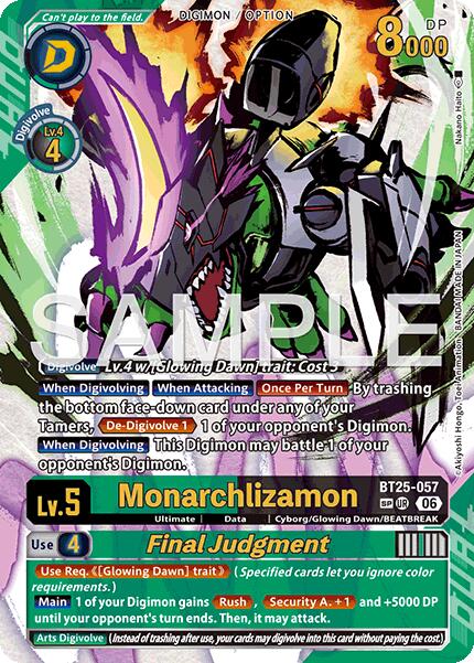 Monarchlizamon // Final Judgement [BT25-057] (SP) [Dual Revolution] - Destination Retro