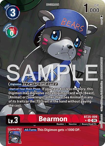 Bearmon [BT25-009] (Full Art) [Dual Revolution] - Destination Retro