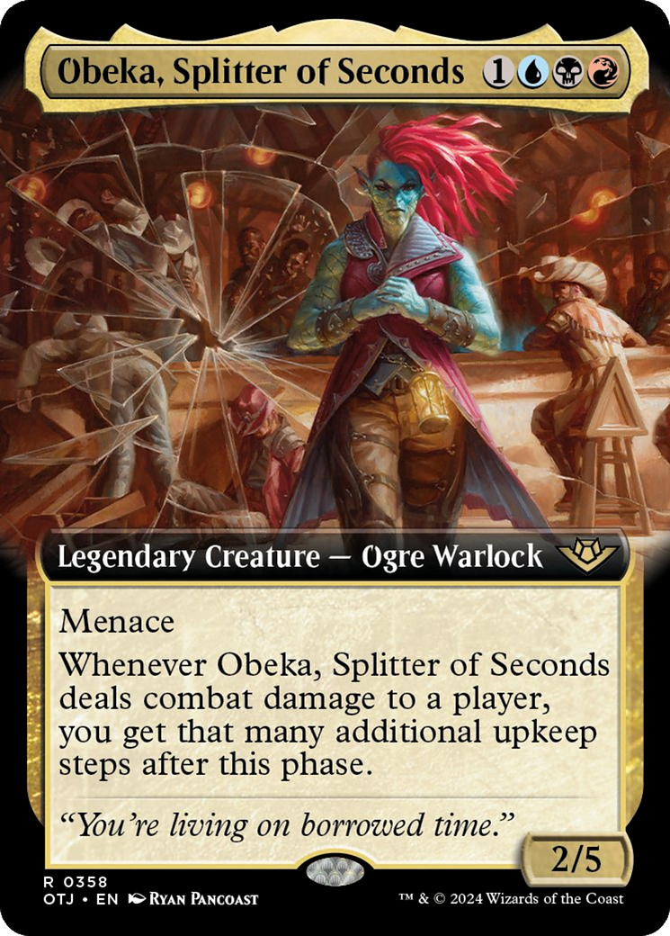 Obeka, Splitter of Seconds (Extended Art) [Outlaws of Thunder Junction] - Destination Retro
