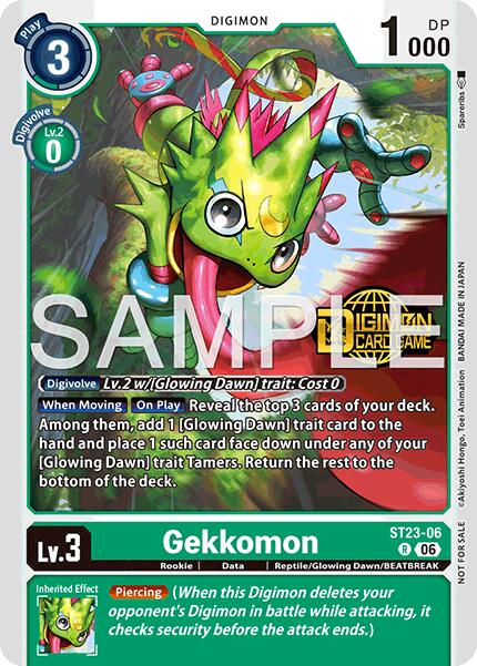 Gekkomon [ST23-06] (Welcome Tamers Pack Vol.2) [Starter Deck: Beatbreak Release Event Cards] - Destination Retro