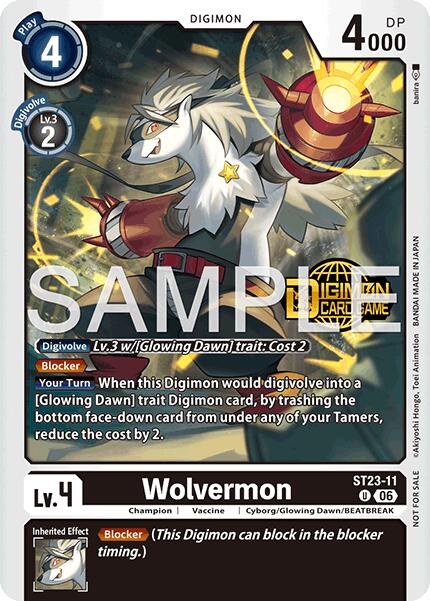 Wolvermon [ST23-11] (Welcome Tamers Pack Vol.2) [Starter Deck: Beatbreak Release Event Cards] - Destination Retro