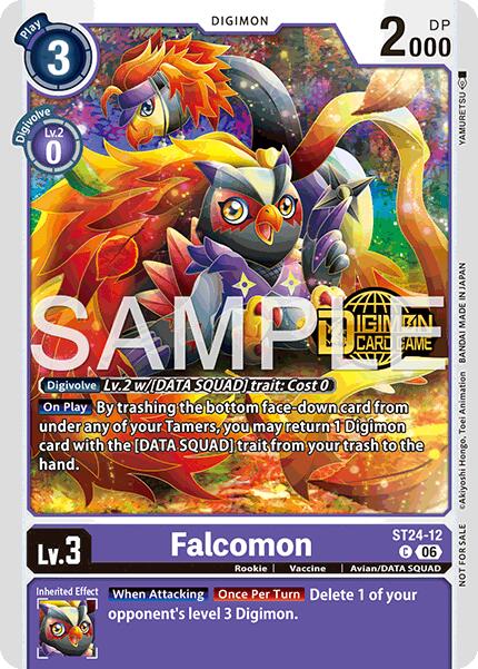 Falcomon [ST24-12] (Welcome Tamers Pack Vol.2) [Starter Deck: Data Squad] - Destination Retro