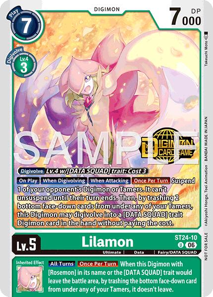 Lilamon [ST24-10] (Welcome Tamers Pack Vol.2) [Starter Deck: Data Squad] - Destination Retro