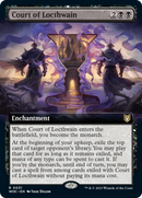 Court of Locthwain (Extended Art) [Wilds of Eldraine Commander] - Destination Retro