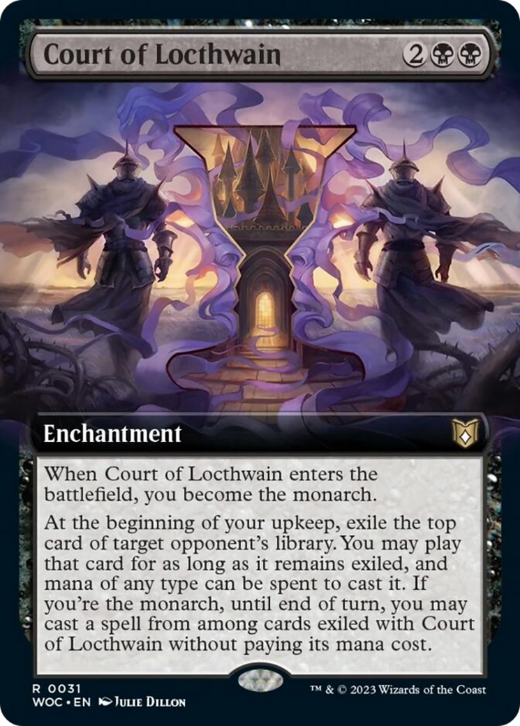 Court of Locthwain (Extended Art) [Wilds of Eldraine Commander] - Destination Retro