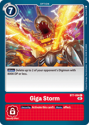 Giga Storm [BT7-094] [Next Adventure] - Destination Retro