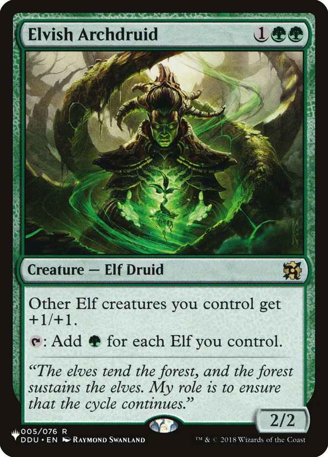 Elvish Archdruid [The List] - Destination Retro