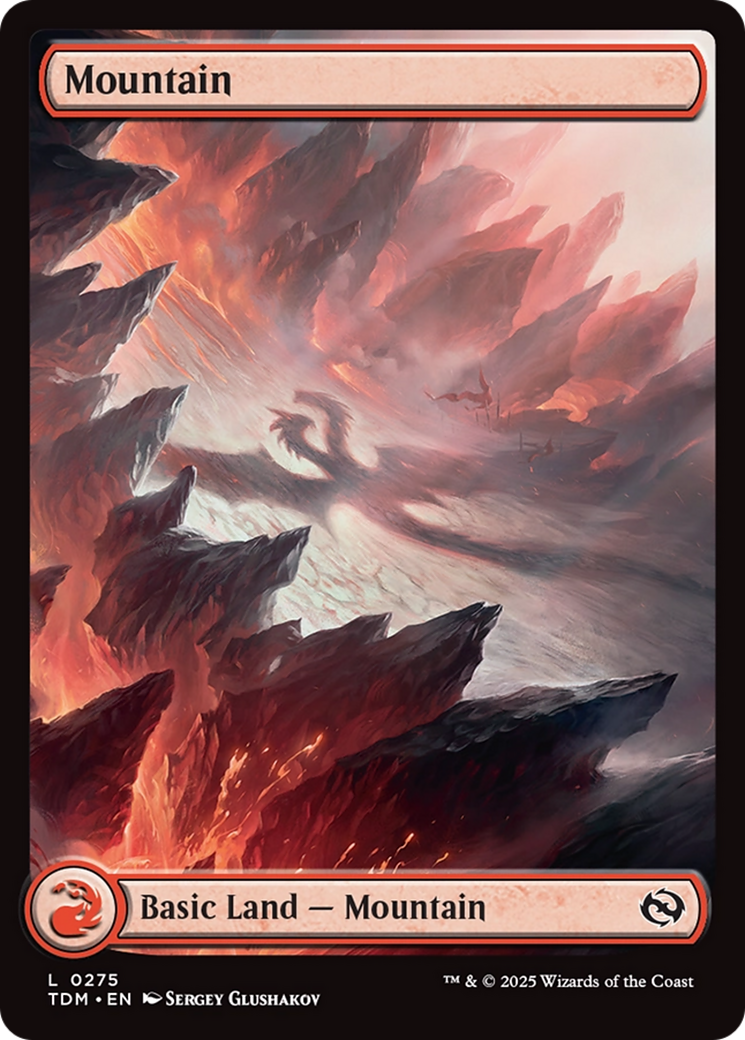Mountain (0275) [Tarkir: Dragonstorm] - Destination Retro