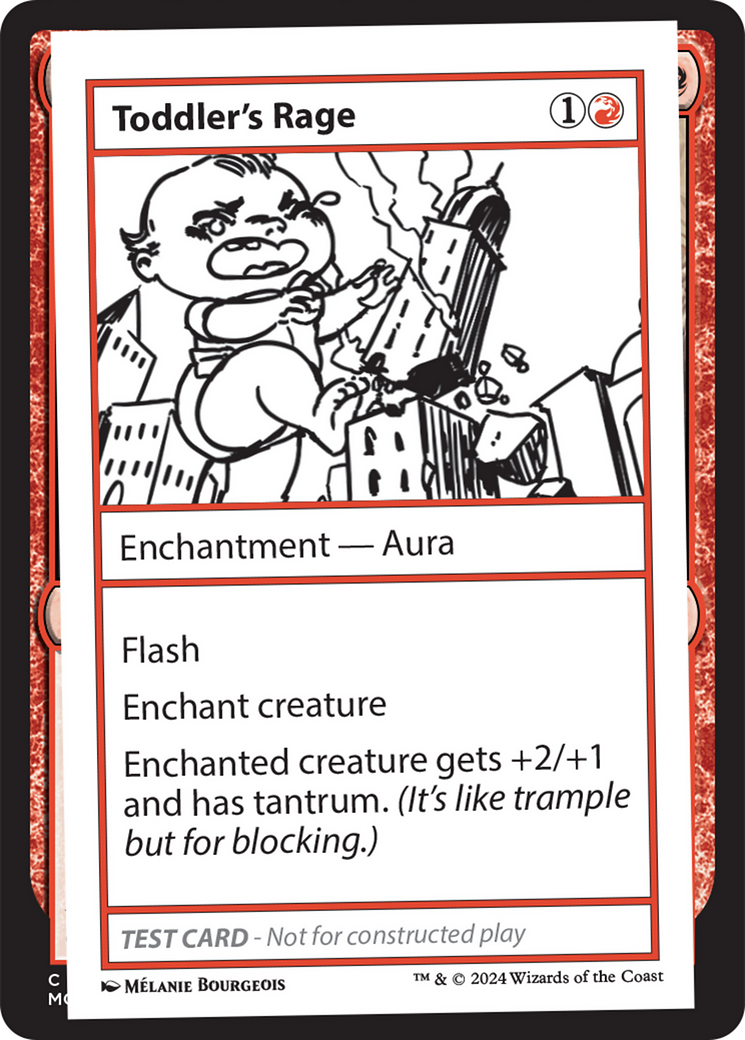 Toddler's Rage [Mystery Booster 2 Playtest Cards] - Destination Retro
