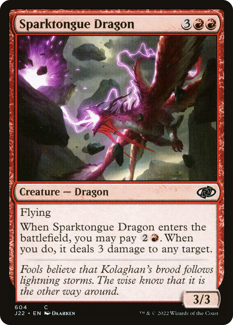 Sparktongue Dragon [Jumpstart 2022] - Destination Retro