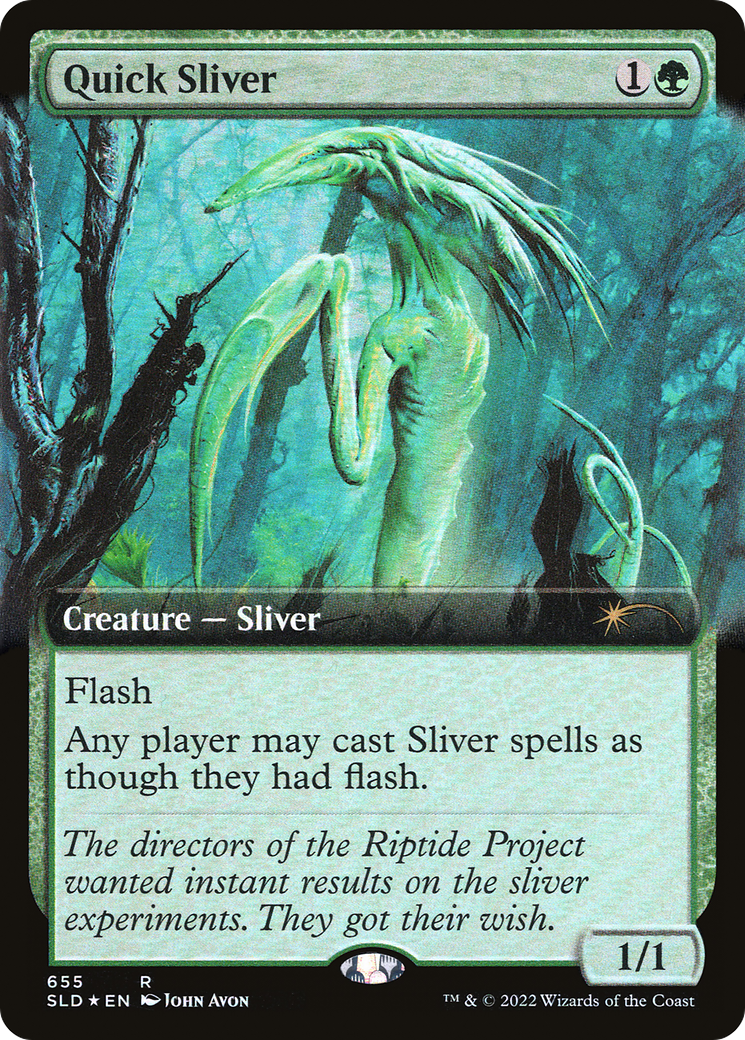 Quick Sliver (Extended Art) [Secret Lair Drop Promos] - Destination Retro