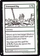 Graveyard Dig [Mystery Booster Playtest Cards] - Destination Retro