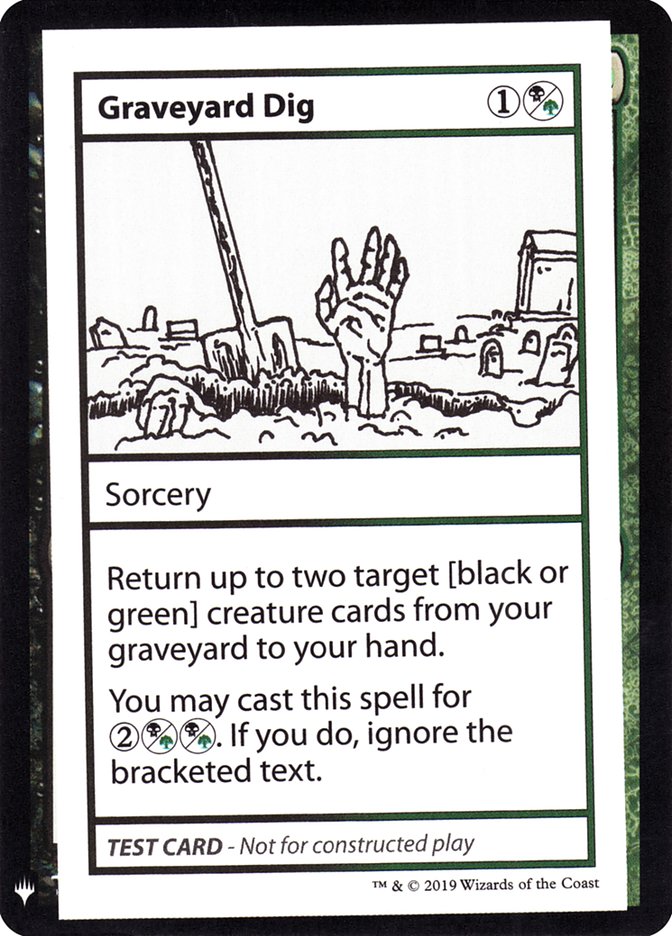 Graveyard Dig [Mystery Booster Playtest Cards] - Destination Retro