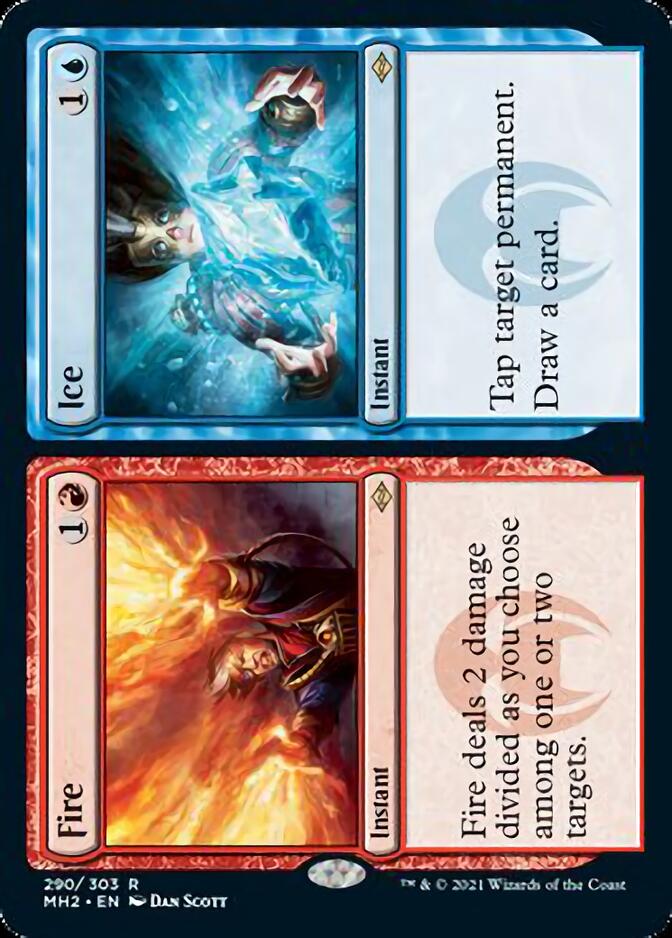 Fire // Ice (Foil Etched) [Modern Horizons 2] - Destination Retro