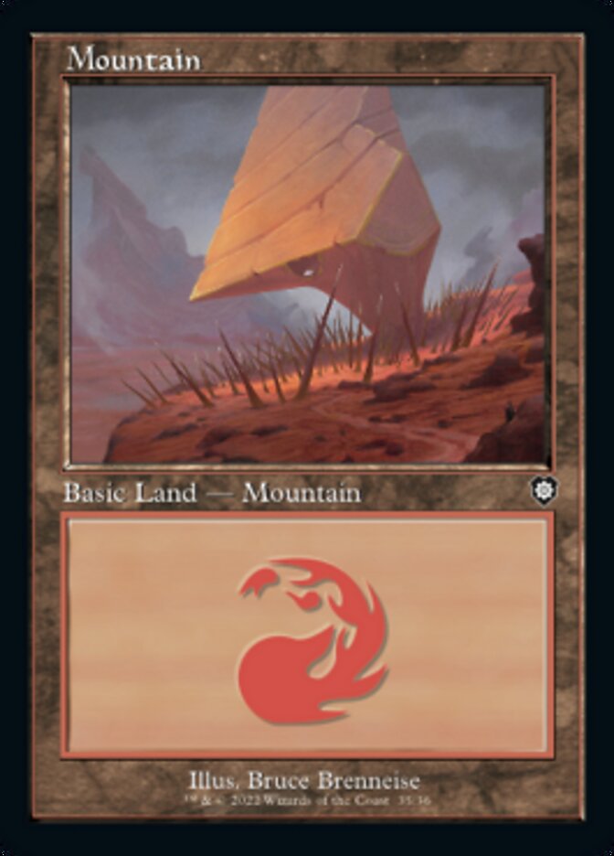Mountain (035) (Retro) [The Brothers' War Commander] - Destination Retro