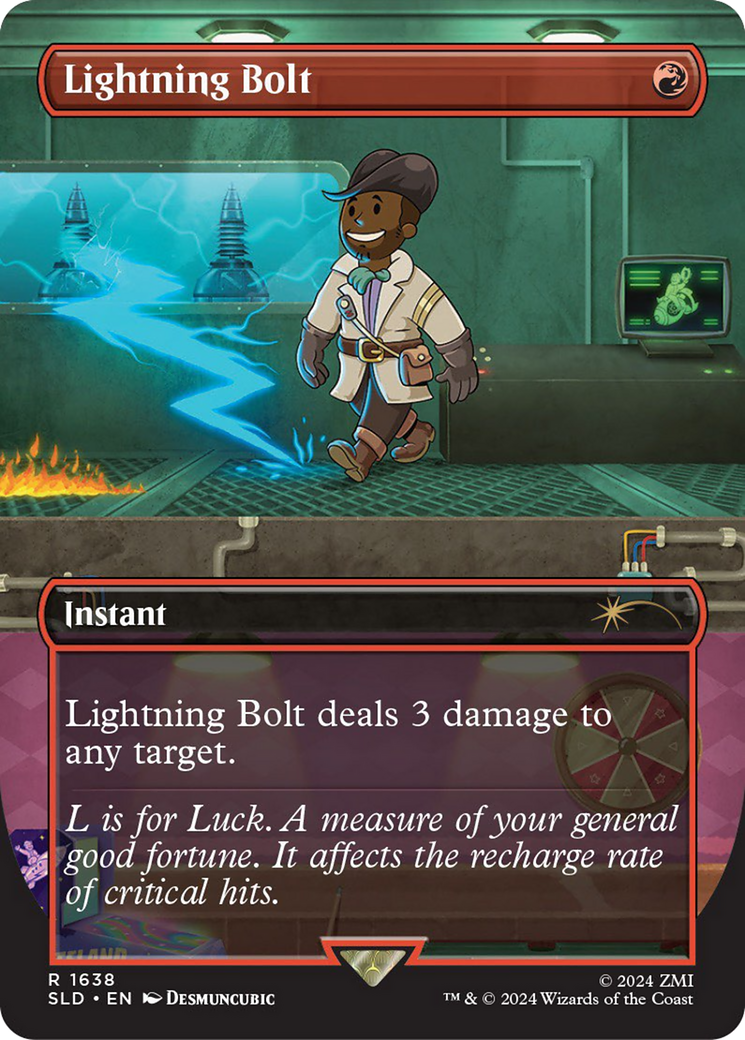 Lightning Bolt (1638) (Rainbow Foil) [Secret Lair Drop Series] - Destination Retro