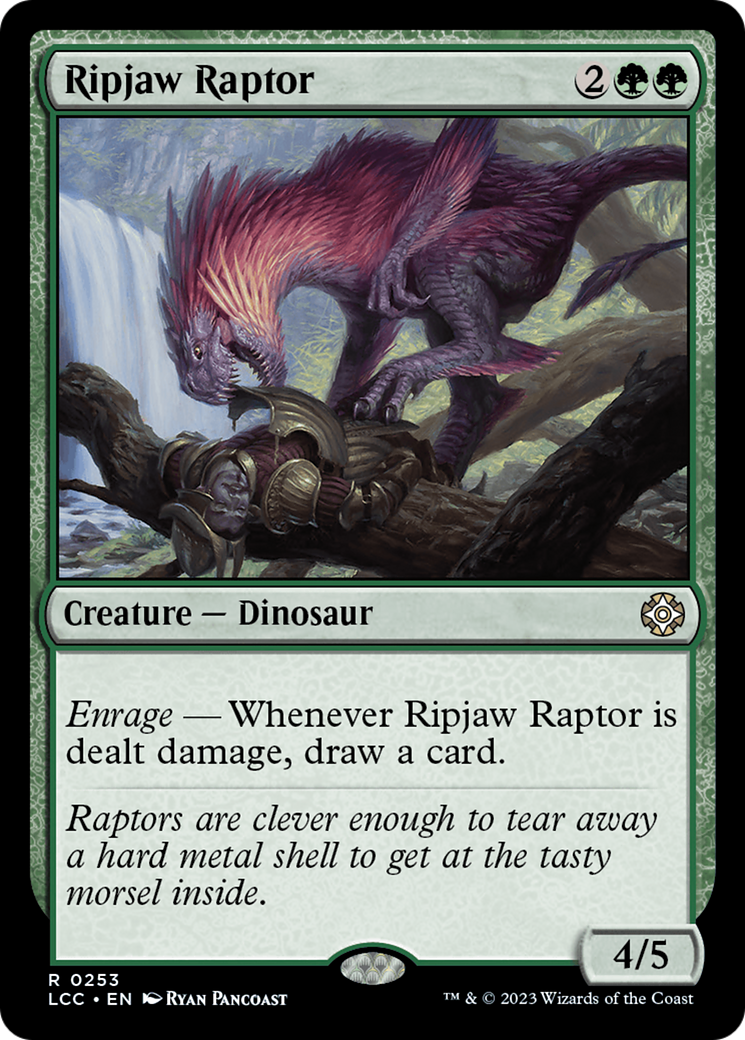 Ripjaw Raptor [The Lost Caverns of Ixalan Commander] - Destination Retro