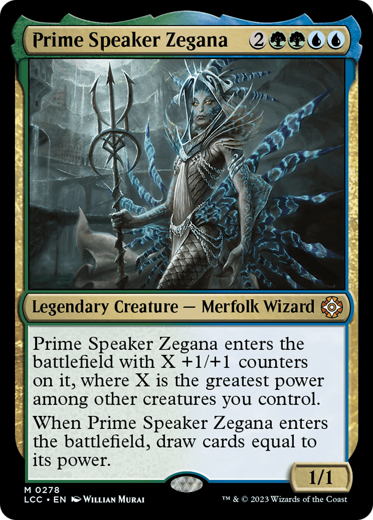 Prime Speaker Zegana [The Lost Caverns of Ixalan Commander] - Destination Retro