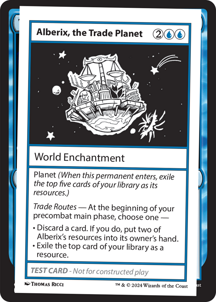 Alberix, the Trade Planet [Mystery Booster 2 Playtest Cards] - Destination Retro