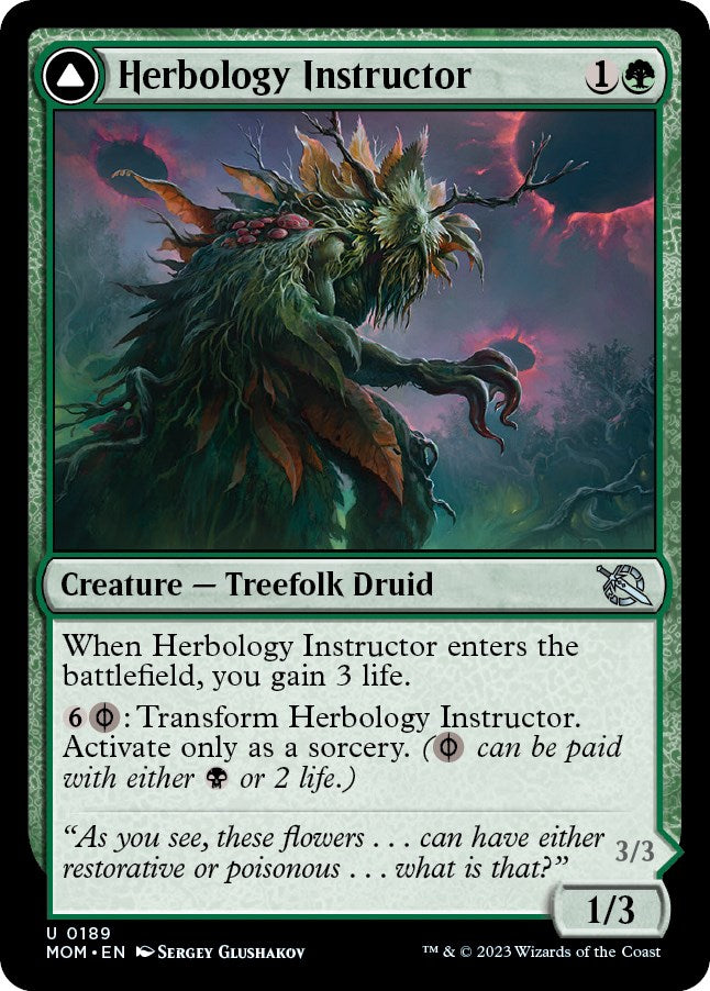 Herbology Instructor // Malady Invoker [March of the Machine] - Destination Retro